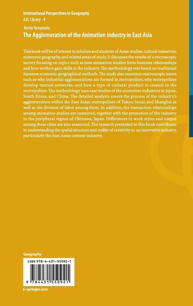 Produktbild: The Agglomeration of the Animation Industry in East Asia