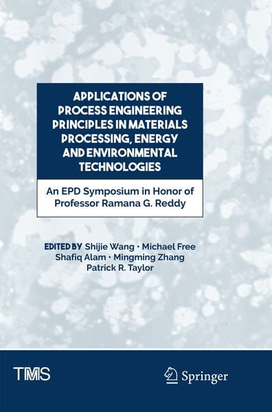 Produktbild: Applications of Process Engineering Principles in Materials Processing, Energy and Environmental Technologies