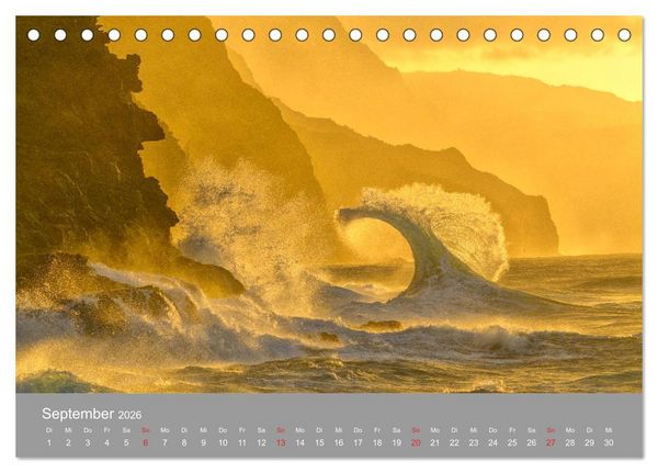 Produktbild: SPIRIT OF HAWAII (Tischkalender 2026 DIN A5 quer), CALVENDO Monatskalender