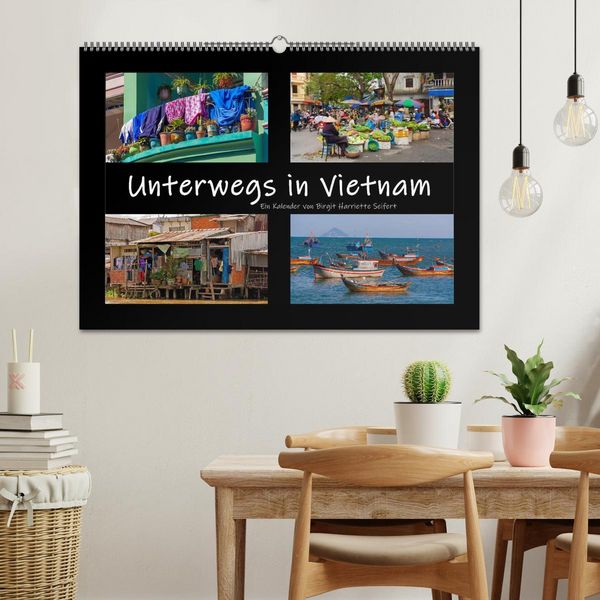 Produktbild: Unterwegs in Vietnam (Wandkalender 2026 DIN A2 quer), CALVENDO Monatskalender