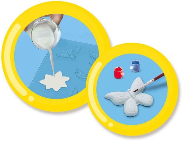 Produktbild: Glitzerschmetterlinge gie&szlig;en und anmalen
