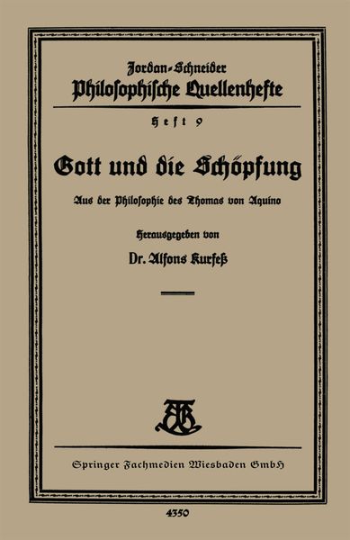 Produktbild: Gott und die Sch&ouml;pfung