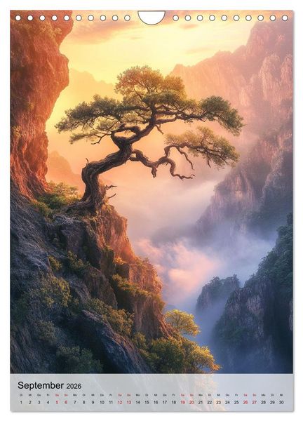 Produktbild: Die stille Kraft des Bonsai (Wandkalender 2026 DIN A4 hoch), CALVENDO Monatskalender