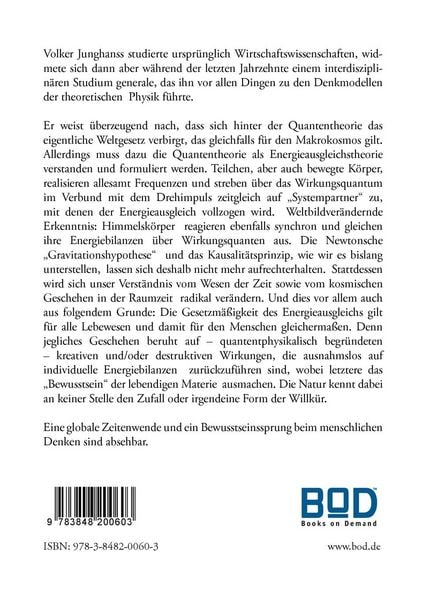 Produktbild: Von einem neuen Verst&auml;ndnis der Quantentheorie zur Kosmologie des Bewusstseins