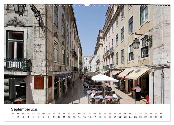 Produktbild: Lissabon Highlights von Petrus Bodenstaff (hochwertiger Premium Wandkalender 2026 DIN A2 quer), Kunstdruck in Hochglanz