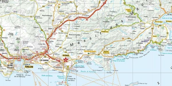 Produktbild: MARCO POLO Reisekarte Provence-Alpes-C&ocirc;te d'Azur 1:275.000