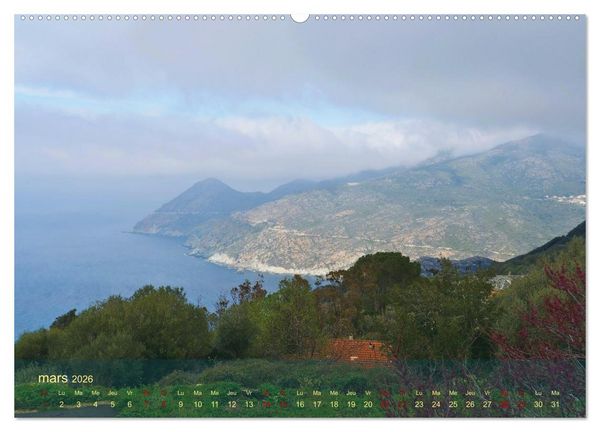 Produktbild: Les balades au Cap Corse (Calendrier mural 2026 DIN A2 vertical) calendrier de bureau