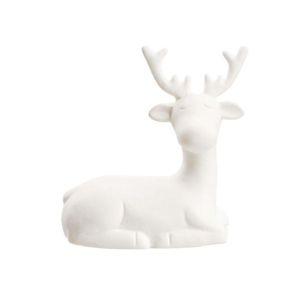 BUTLERS WHITE CHRISTMAS Deko Hirsch liegend B 6 x T 10cm