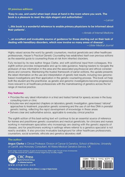 Produktbild: Harper's Practical Genetic Counselling, Eighth Edition