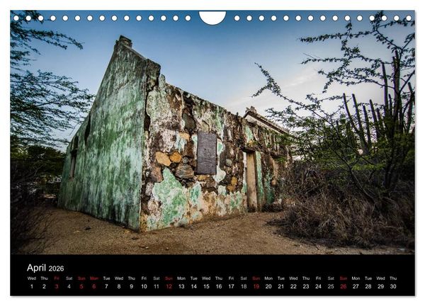 Produktbild: Monuments of Aruba 2026 (Wall Calendar 2026 DIN A4 landscape), CALVENDO 12 Month Wall Calendar