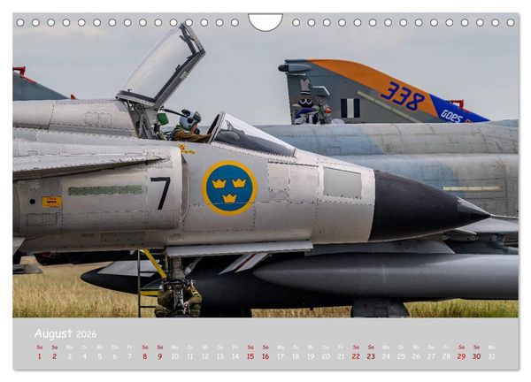 Produktbild: Saab Airpower (Wandkalender 2026 DIN A4 quer), CALVENDO Monatskalender