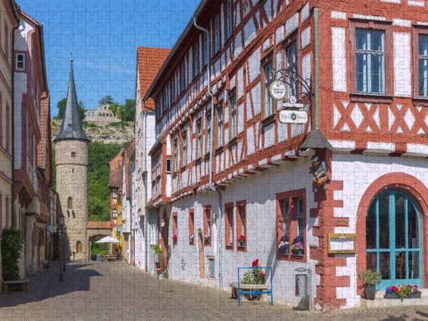 Produktbild: CALVENDO Puzzle Fachwerkromantik in Karlstadt | 2000 Teile Lege-Gr&ouml;&szlig;e 90x67cm Foto-Puzzle f&uuml;r gl&uuml;ckliche Stunden