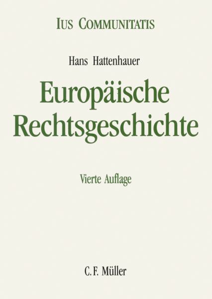 Produktbild: Europ&auml;ische Rechtsgeschichte