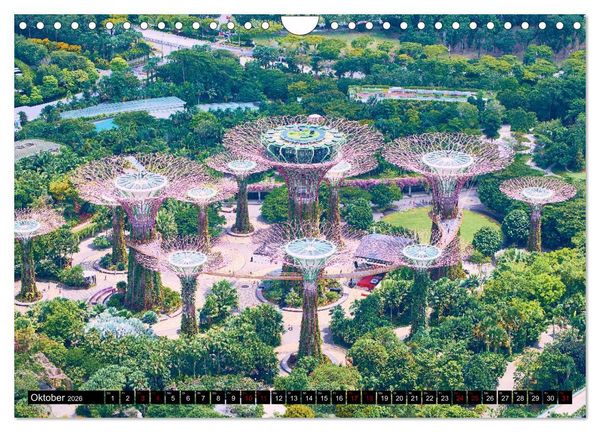 Produktbild: Singapur - Tradition trifft Moderne (Wandkalender 2026 DIN A4 quer), CALVENDO Monatskalender