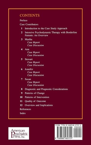 Produktbild: Effective Psychotherapy with Borderline Patients