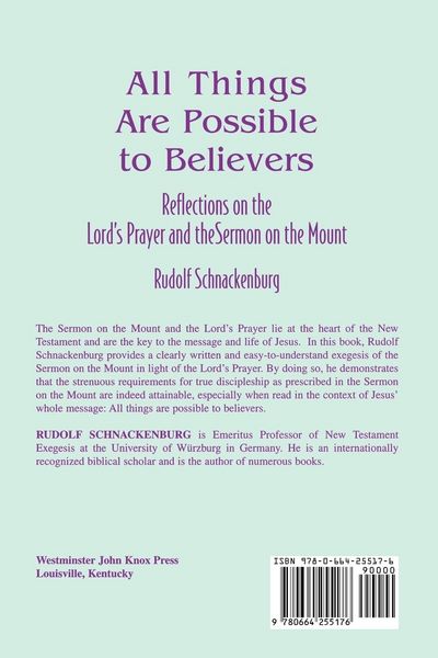 Produktbild: All Things Are Possible to Believers