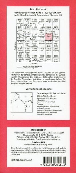 Produktbild: Aalen 1 : 100 000