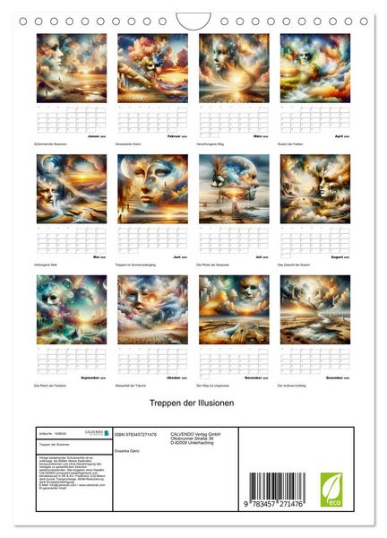 Produktbild: Treppen der Illusionen (Wandkalender 2026 DIN A4 hoch), CALVENDO Monatskalender