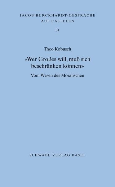 Produktbild: "Wer Gro&szlig;es will, mu&szlig; sich beschr&auml;nken k&ouml;nnen"