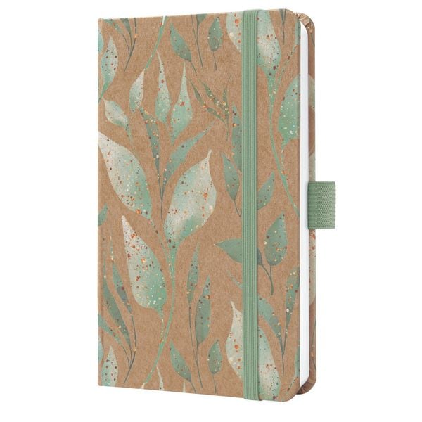 Produktbild: SIGEL 7J802 Wochenkalender Jolie 2027, ca. A6, Sparkle Leaves, Hardcover