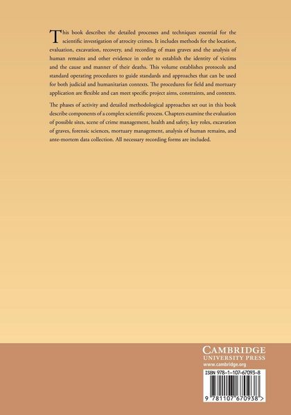 Produktbild: The Scientific Investigation of Mass Graves