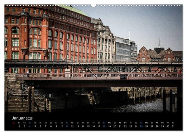 Produktbild: Hamburg (Wandkalender 2026 DIN A2 quer), CALVENDO Monatskalender