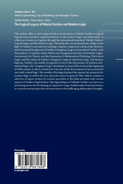 Produktbild: The Logical Legacy of Nikolai Vasiliev and Modern Logic