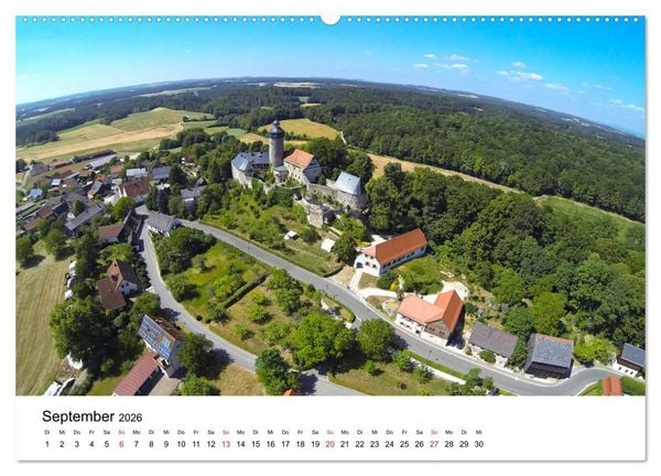 Produktbild: Deutschlands Burgen - Der S&uuml;den von oben (Wandkalender 2026 DIN A2 quer), CALVENDO Monatskalender
