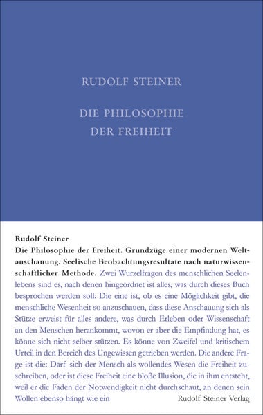 Produktbild: Die Philosophie der Freiheit