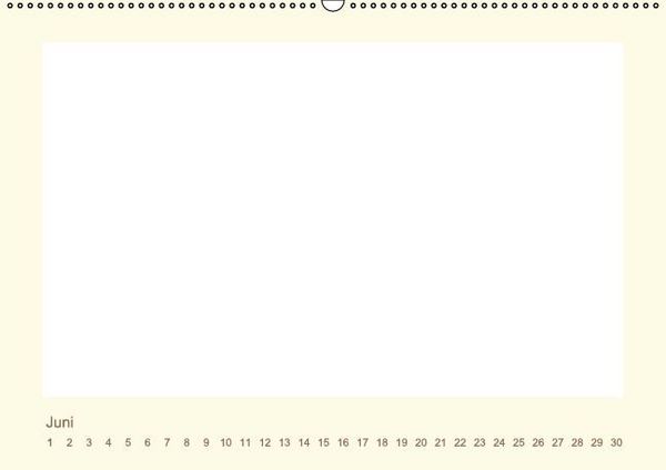 Produktbild: Immerw&auml;hrender Kalender zum selber Gestalten (Wandkalender immerw&auml;hrend DIN A2 quer)