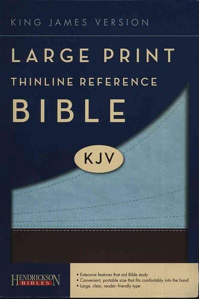 Produktbild: Large Print Thinline Reference Bible-KJV