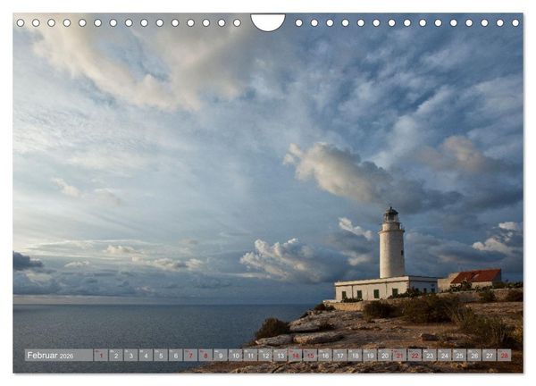 Produktbild: Balearen - Mallorca, Menorca, Ibiza und Formentera (Wandkalender 2026 DIN A4 quer), CALVENDO Monatskalender