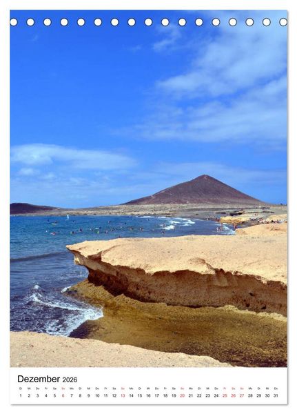 Produktbild: Teneriffa - Insel der Gl&uuml;ckseligen (Tischkalender 2026 DIN A5 hoch), CALVENDO Monatskalender