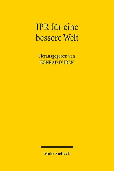Produktbild: IPR f&uuml;r eine bessere Welt