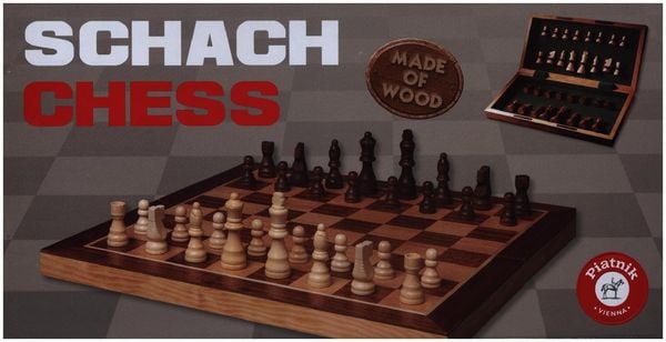 Produktbild: Schachkassette Holz gro&szlig;
