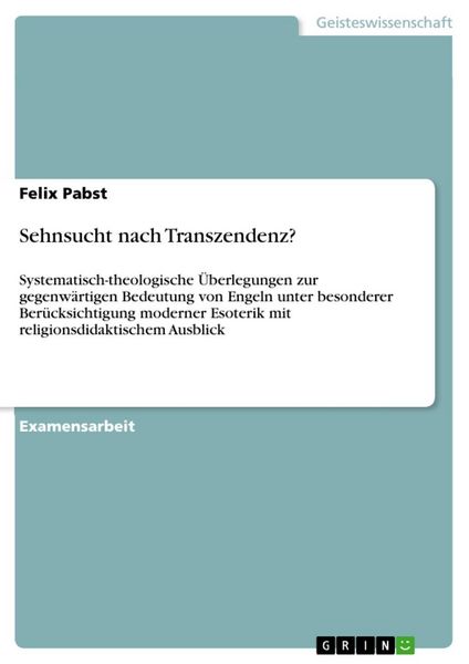 Produktbild: Sehnsucht nach Transzendenz?