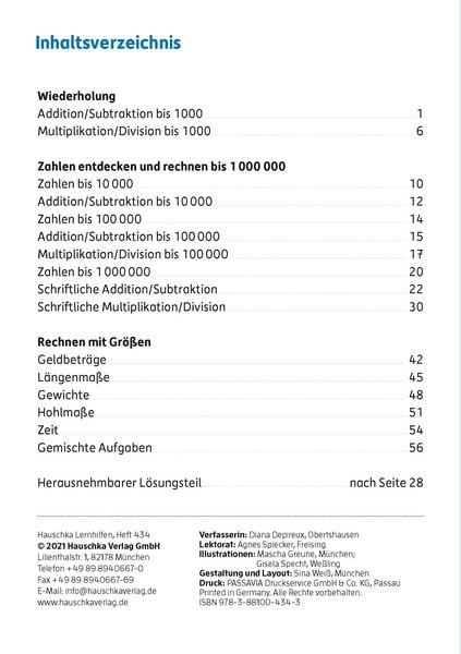 Produktbild: Mein &Uuml;bungsheft Rechnen 4. Klasse