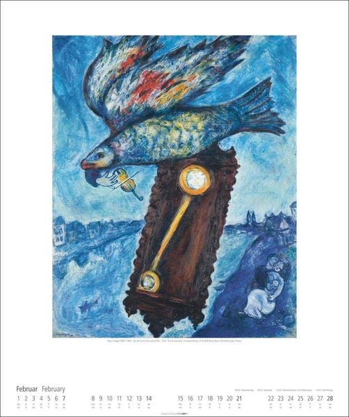 Produktbild: Marc Chagall Kalender 2027