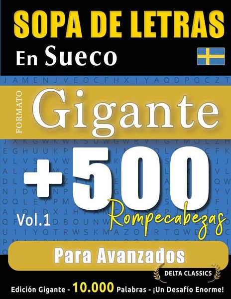 Produktbild: Sopa De Letras En Sueco Formato Gigante