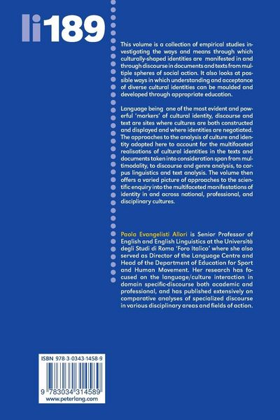Produktbild: Identities in and across Cultures