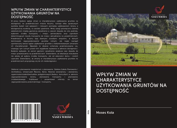 Produktbild: Wp&iquest;yw Zmian W Charakterystyce U&iquest;ytkowania Grunt&oacute;w Na Dost&iquest;pno&iquest;&iquest;