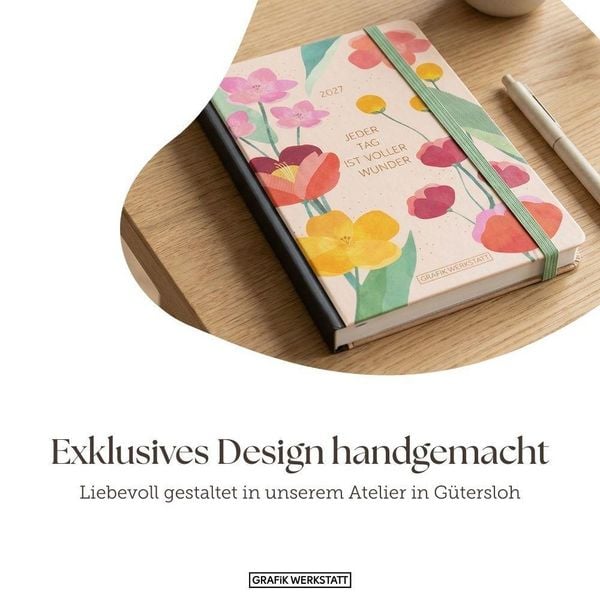 Produktbild: Terminplaner Lederlook 2027 Rosa