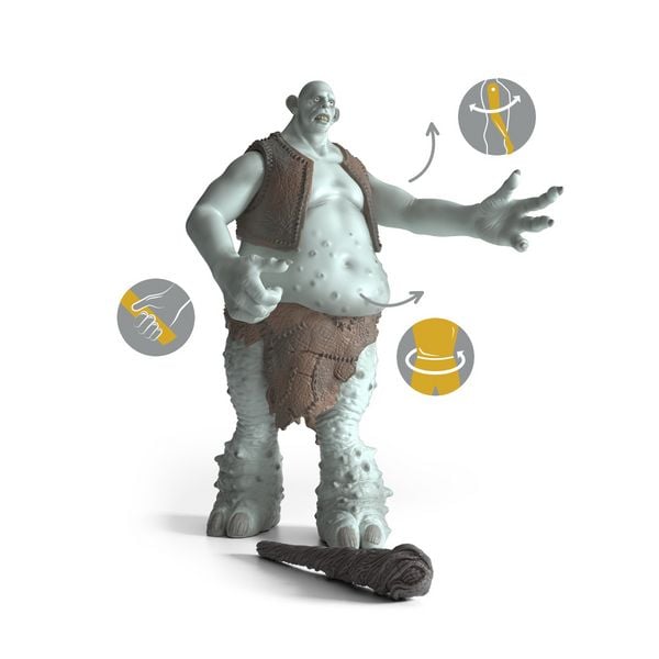Produktbild: schleich&reg; 13994 - Wizarding World - Harry Potter, Troll, Spielfigur, H&ouml;he: 13 cm