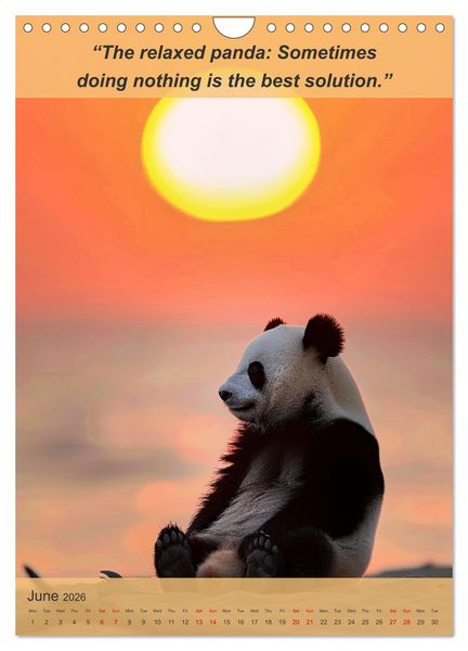 Produktbild: Funny animalistic yoga poses (Wall Calendar 2026 DIN A4 portrait), CALVENDO 12 Month Wall Calendar