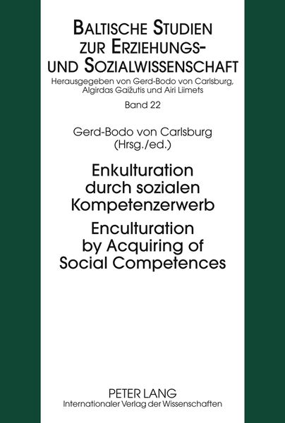 Produktbild: Enkulturation durch sozialen Kompetenzerwerb- Enculturation by Acquiring of Social Competences