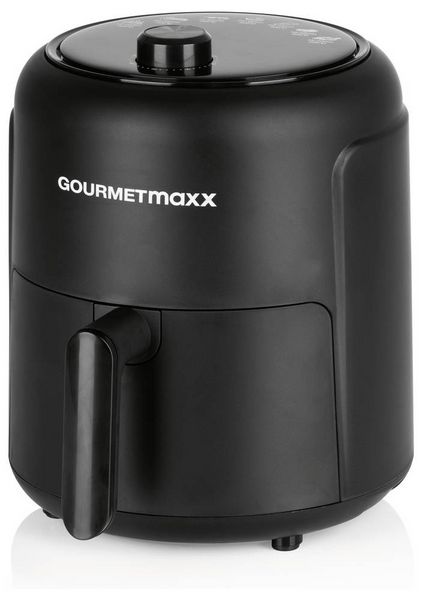 Produktbild: GourmetMaxx Hei&szlig;luft-Fritteuse 2,3l 1000W schwarz Hei&szlig;luft-Fritteuse 1000W Schwarz