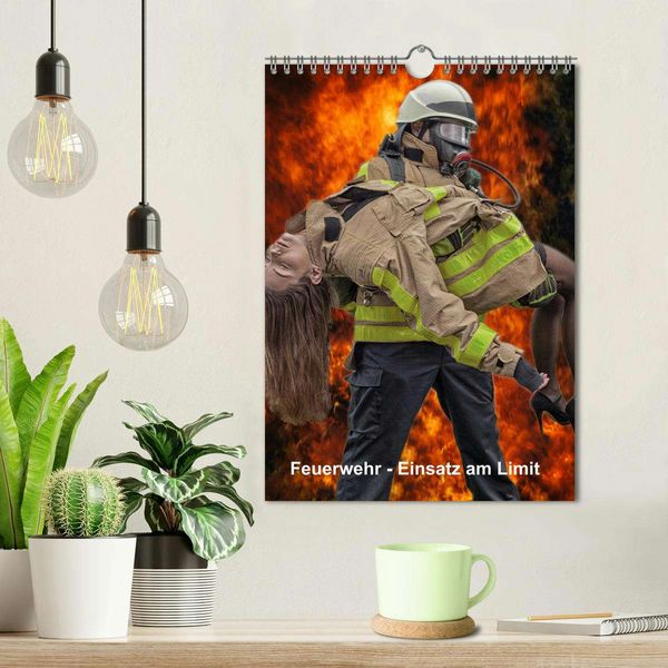 Produktbild: Feuerwehr - Einsatz am Limit (Wandkalender 2026 DIN A4 hoch), CALVENDO Monatskalender