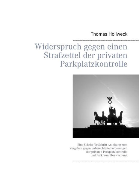 Produktbild: Widerspruch gegen einen Strafzettel der privaten Parkplatzkontrolle