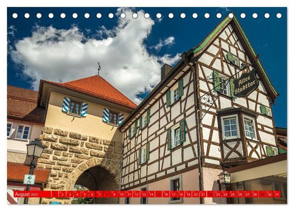 Produktbild: M&uuml;hlheim an der Donau (Tischkalender 2027 DIN A5 quer), CALVENDO Monatskalender