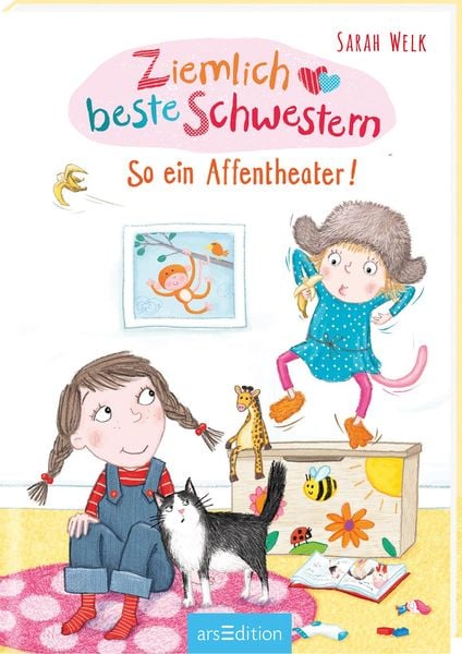 Ziemlich beste Schwestern – So ein Affentheater! (Ziemlich beste Schwestern 2), Gebundene Ausgabe von Sarah Welk, arsedition, 9783845821436